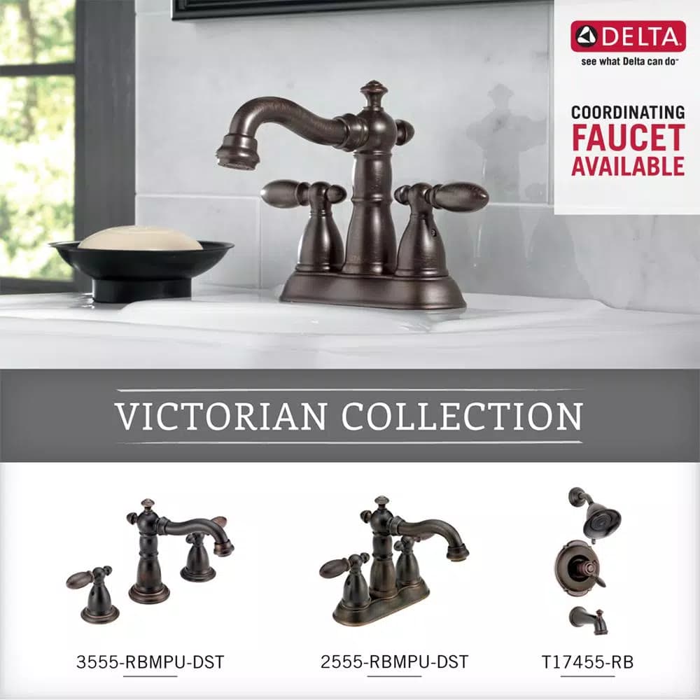 Delta Victorian 24 in. Single Towel Bar in Venetian Bronze