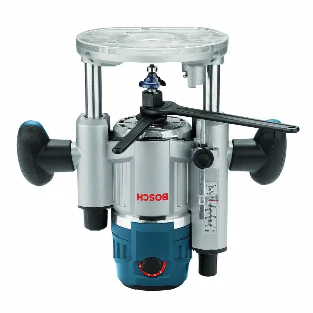Bosch 15 Amp 2.3 HP Electronic Variable-Speed Plunge Base Router with LED Light