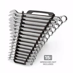 TEKTON 7.5 in. 15-Tool Store-and-Go Wrench Rack Keeper, Black thumbnail 2