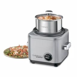 Cuisinart CRC-400 4-Cup Stainless Steel Rice Cooker with Non-Stick Interior thumbnail 2