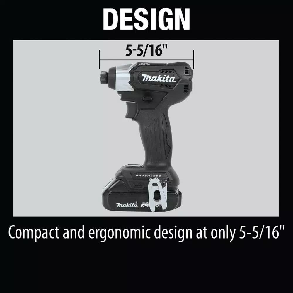 Makita 18V LXT Sub-Compact Brushless Impact Driver Kit with ImpactXPS Socket and Bit Sets