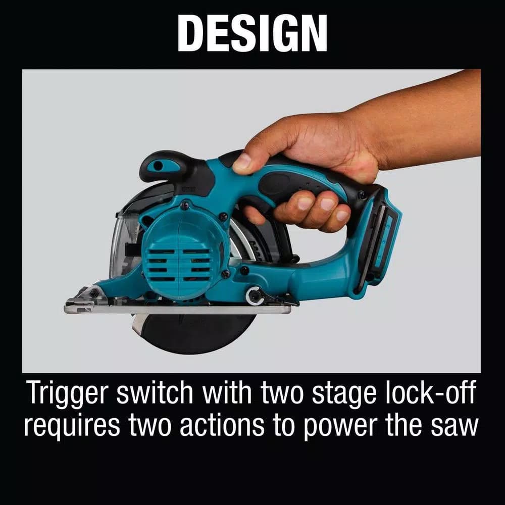 Makita 18V LXT Cordless 5-3/8 in. Metal Cutting Circular Saw - XSC03Z Tool Only