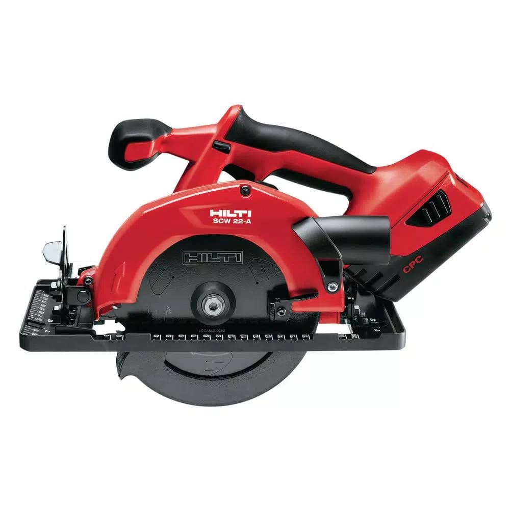 Hilti 22V Lithium-Ion Cordless Circular Saw Kit with 2 Batteries and Charger