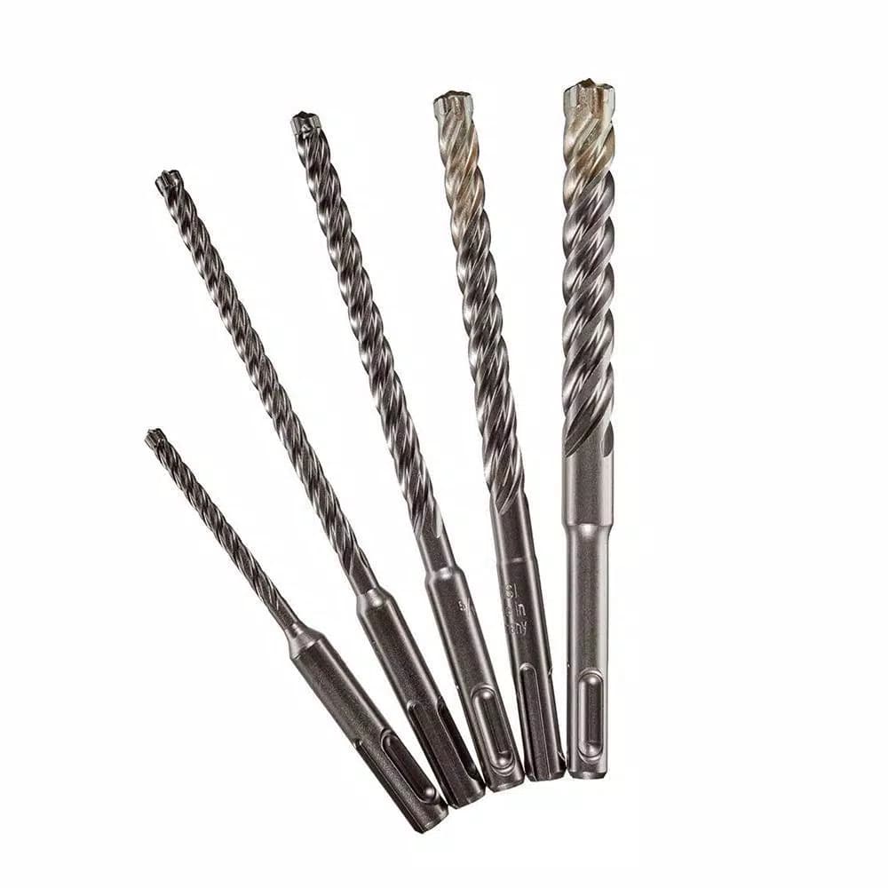 Milwaukee MX4 4-Cutter SDS-Plus Carbide Hammer Drill Bit Kit, 5-Piece