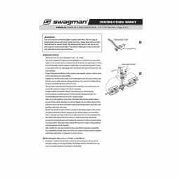 Swagman XC2 Platform Hitch Bike Rack - Carries 2 Bikes, 20-29 inch Wheels, 1-1/4 in. & 2 in. Hitch Receivers thumbnail 4