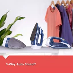 BLACK+DECKER Xpress Steam Iron with Smartstream Technology, 1200W, Navy thumbnail 7