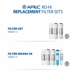 APEC Water Systems APEC RO-Hi 5-Stage Reverse Osmosis Under-Sink Water Filtration System, 90 GPD, Fast Flow 3/8 in. Output thumbnail 9