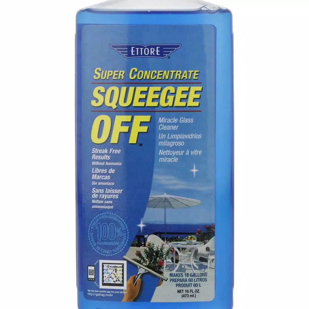 Ettore Squeegee Off Window Cleaning Soap, 16 oz. Concentrated Liquid