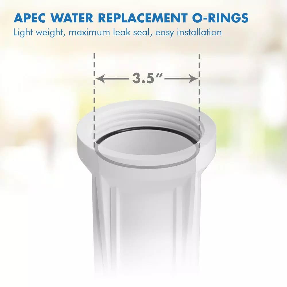 APEC Water Systems 3.5 in. O-Ring Set (3-Pack) for 10 in. Standard Reverse Osmosis Filter Housings