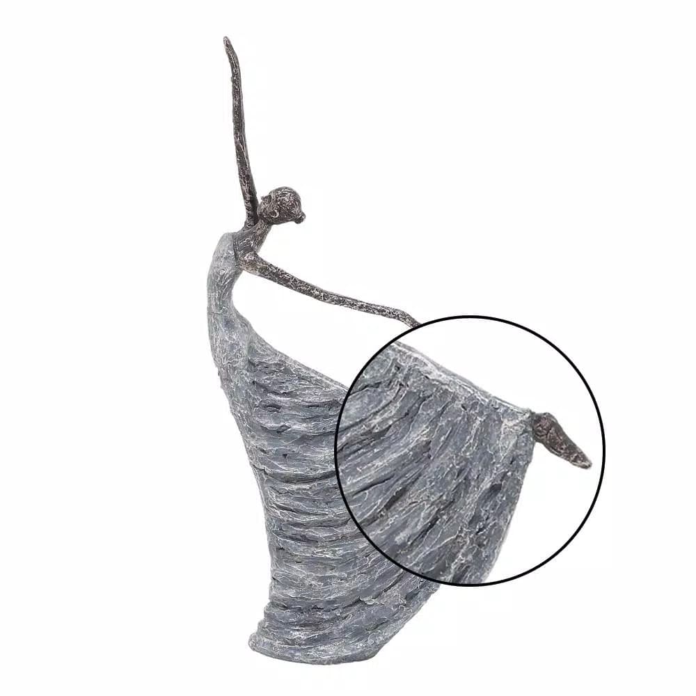 LITTON LANE The Dancer Decorative Figurine - 21 in. x 12 in. Polystone Sculpture