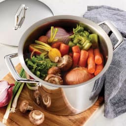 Tramontina Gourmet Prima 12 Qt. Stainless Steel Stock Pot with Lid thumbnail 9