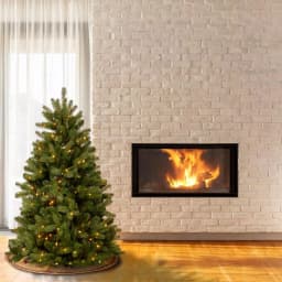 National Tree Company 4.5 ft. Newberry Spruce Feel Real® Artificial Christmas Tree with 450 Dual Color LED Lights thumbnail 2