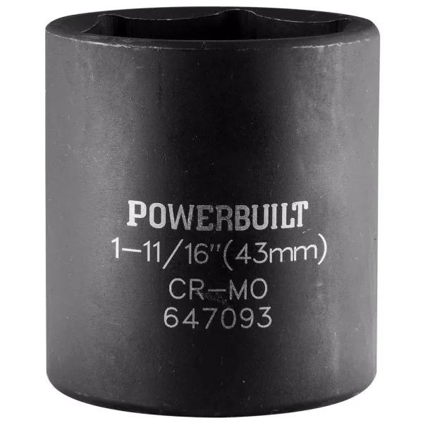 Alltrade Powerbuilt 1-11/16 in. Dodge Spindle Nut Socket, 1/2 in. Drive, Deep 6-Point Axle Nut Socket