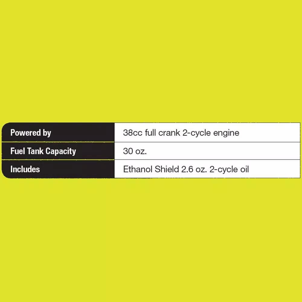 RYOBI 38cc Gas Backpack Leaf Blower, 760 CFM, 175 MPH, 2-Cycle