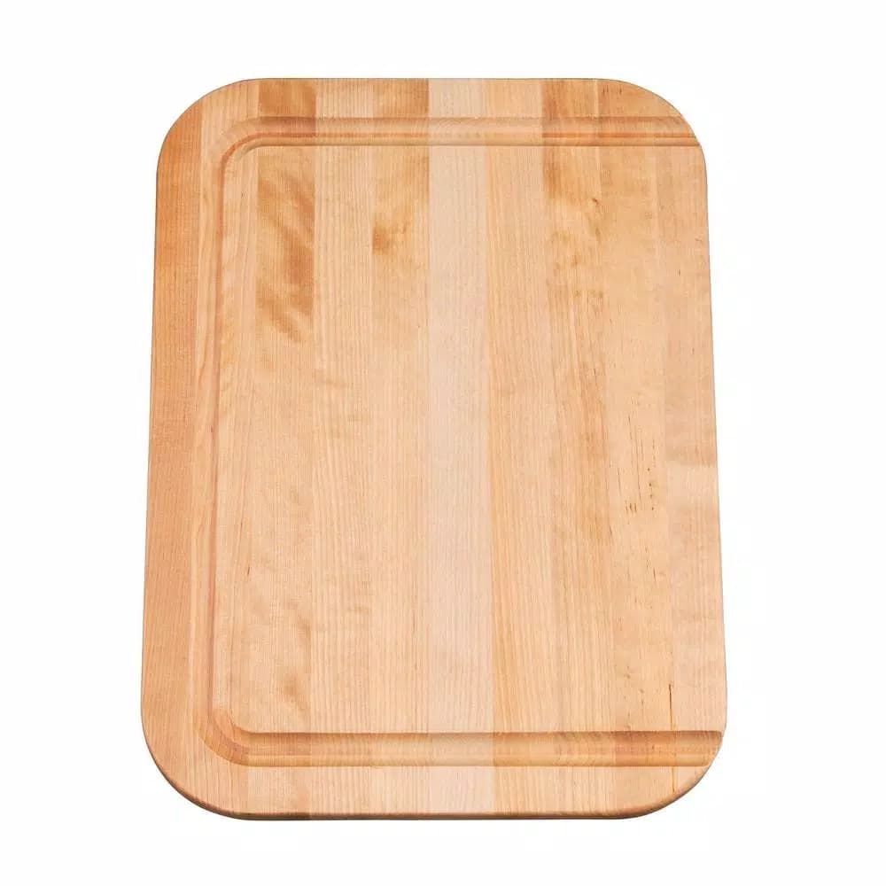 KOHLER Cadence 12 in. x 17 in. Hardwood Cutting Board with Liquid Groove