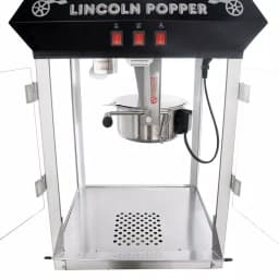 Great Northern Lincoln 8 oz. Antique Black Popcorn Machine with Cart thumbnail 6
