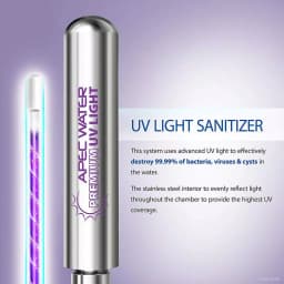 APEC Water Systems Essence ROES-UV75-SS Replacement UV Ultra Violet Light Bulb Water Filter Cartridge thumbnail 5