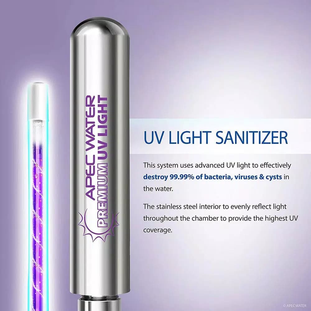 APEC Water Systems Essence ROES-UV75-SS Replacement UV Ultra Violet Light Bulb Water Filter Cartridge