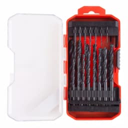 Stalwart 21-Piece HSS 4241 High-Speed Steel Drill Bit Set with Black Oxide Finish and Carrying Case thumbnail 5