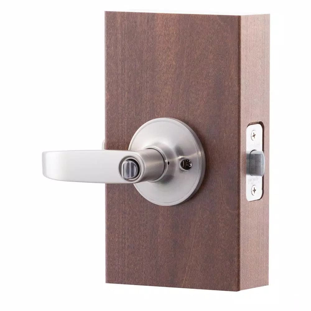 Copper Creek Erin Satin Stainless Privacy Bed/Bath Door Lever