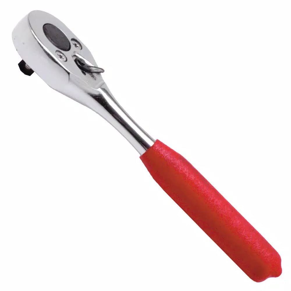 URREA 1/4 Inch Drive Reversible Quick Release Chrome Ratchet, 48-Tooth