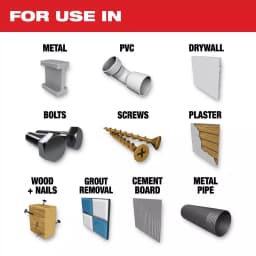 Milwaukee OPEN-LOK 3-Piece Metal Oscillating Multi-Tool Blade Kit thumbnail 2