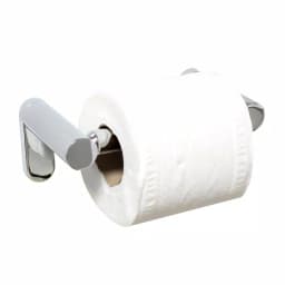 MODONA Oval Toilet Paper Holder with Stainless Steel Roller in Polished Chrome thumbnail 1