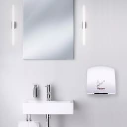 Stiebel Eltron Galaxy 2 Touchless Automatic Electric Hand Dryer, 240V, Alpine White thumbnail 2
