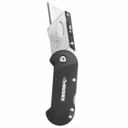 Husky 3-Piece Hand Tool Set with 6-in-1 Screwdriver, Slip Joint Pliers, and Folding Utility Knife thumbnail 4