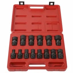 SUNEX TOOLS Sunex 2644 1/2 in. Drive Universal SAE Impact Socket Set, 14-Piece thumbnail 2