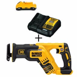 DEWALT 20V MAX XR Cordless Brushless Compact Reciprocating Saw Kit with 3.0 Ah Battery and Charger thumbnail 1