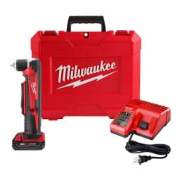 Milwaukee M18 18V Lithium-Ion Cordless 3/8 in. Right Angle Drill Kit with 1.5Ah Battery, Charger, and Hard Case thumbnail 1