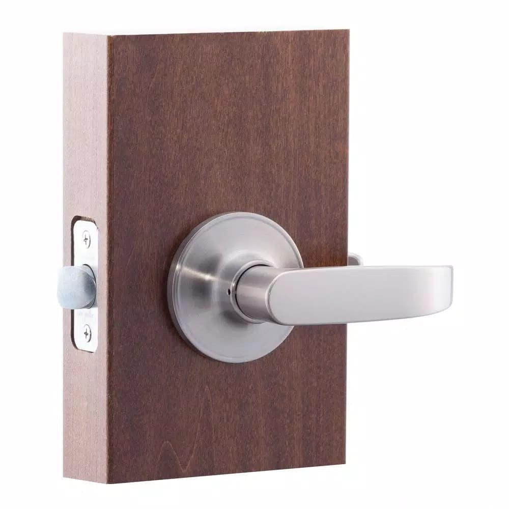 Copper Creek Satin Stainless Steel Passage Door Lever - Interior/Exterior