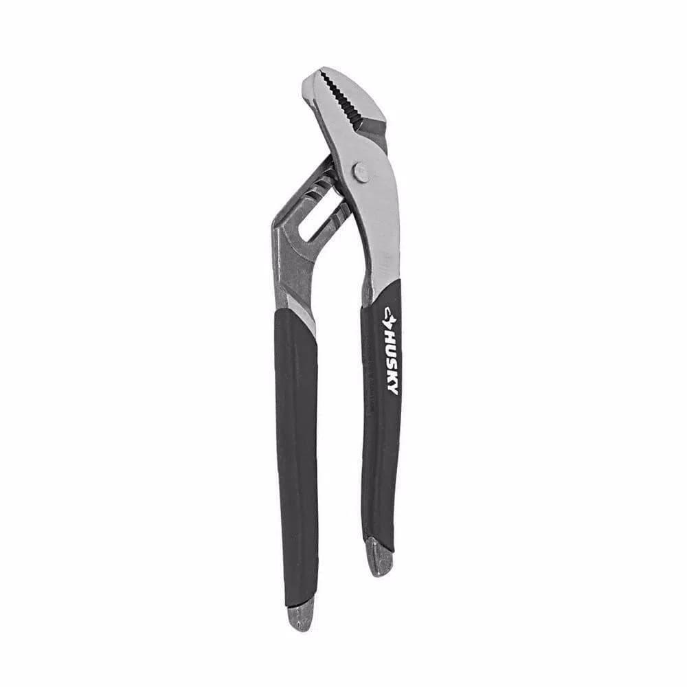 Husky 10 in. Groove Joint Pliers, Adjustable Tongue and Groove Hand Tool