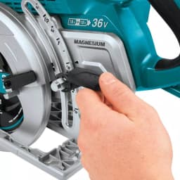 Makita 18V X2 LXT Brushless 7-1/4 in. Rear Handle Circular Saw Kit with (2) 5.0 Ah Batteries & Charger thumbnail 11