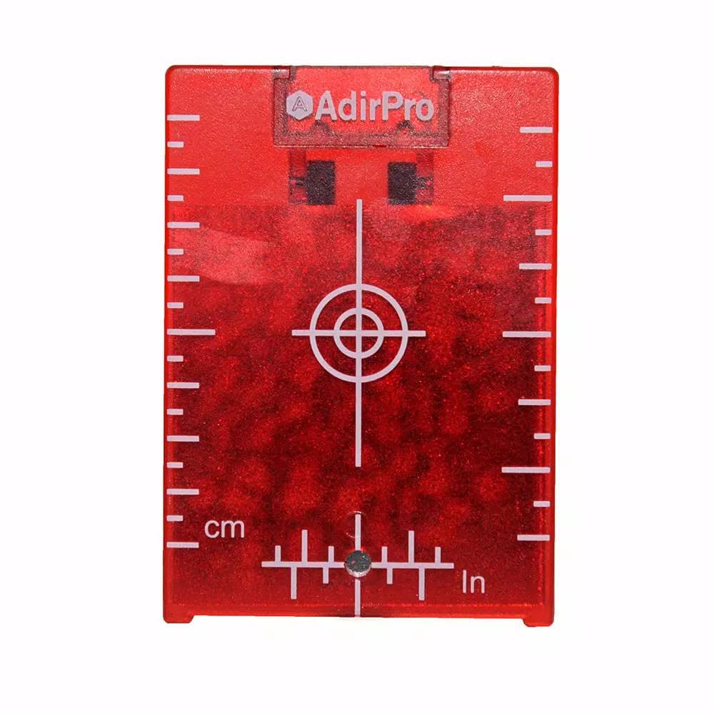 AdirPro Adir Pro 4 in. x 3 in. Red Laser Magnetic Target Plate with Stand