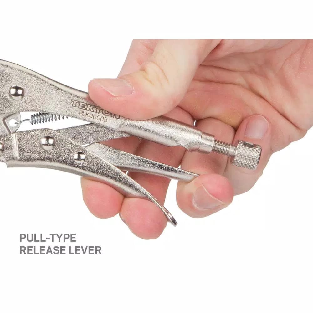 TEKTON 5 in. Straight Jaw Locking Pliers, 4-Pack