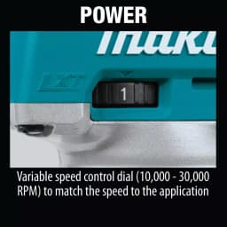 Makita 18V LXT Lithium-Ion 4.0 Ah Battery & Rapid Optimum Charger Starter Pack with Bonus Brushless Compact Router thumbnail 4