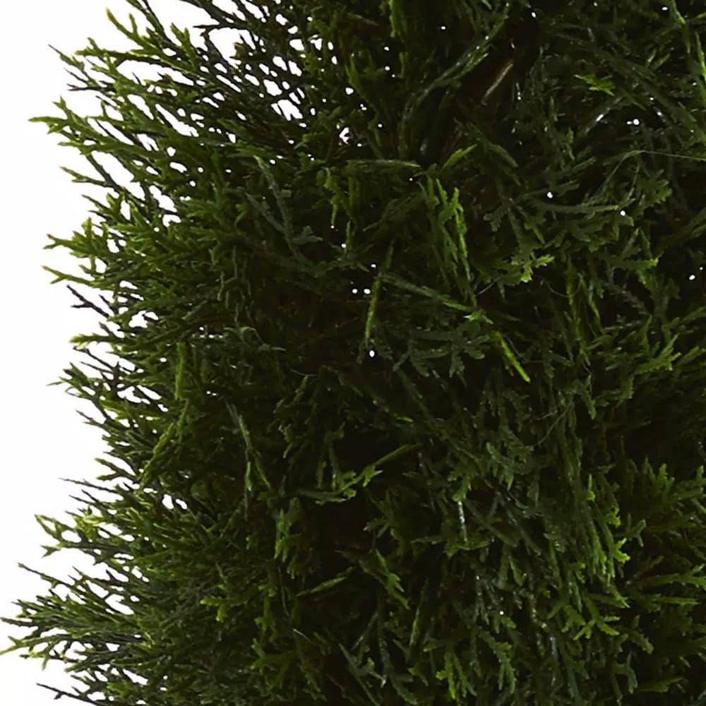 Nearly Natural UV Resistant Double Pond Cypress Spiral Artificial Topiary Tree, 36 in.