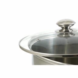 ExcelSteel 12 qt. Stainless Steel Stock Pot with Tempered Glass Lid thumbnail 3