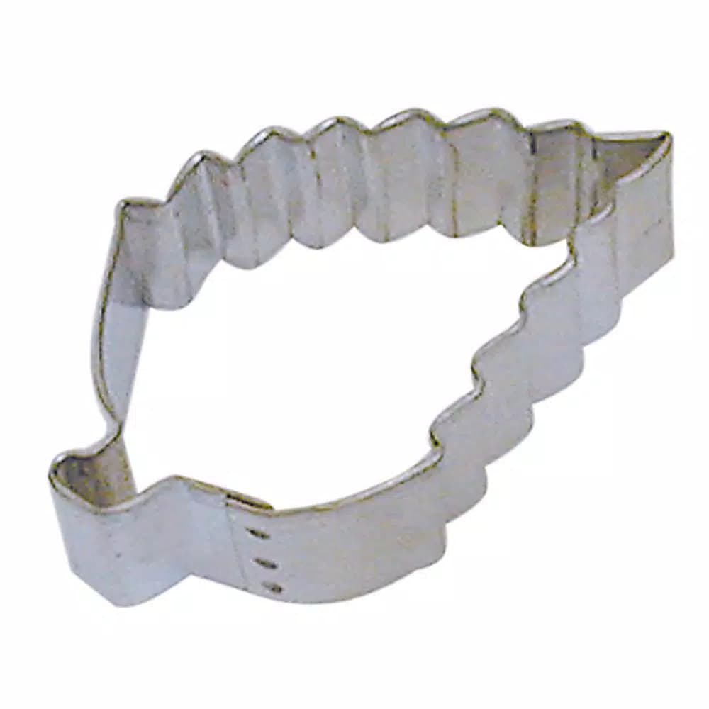 CybrTrayd-R&M 12-Piece Aspen Leaf Tinplated Steel Cookie Cutter Set with Recipe