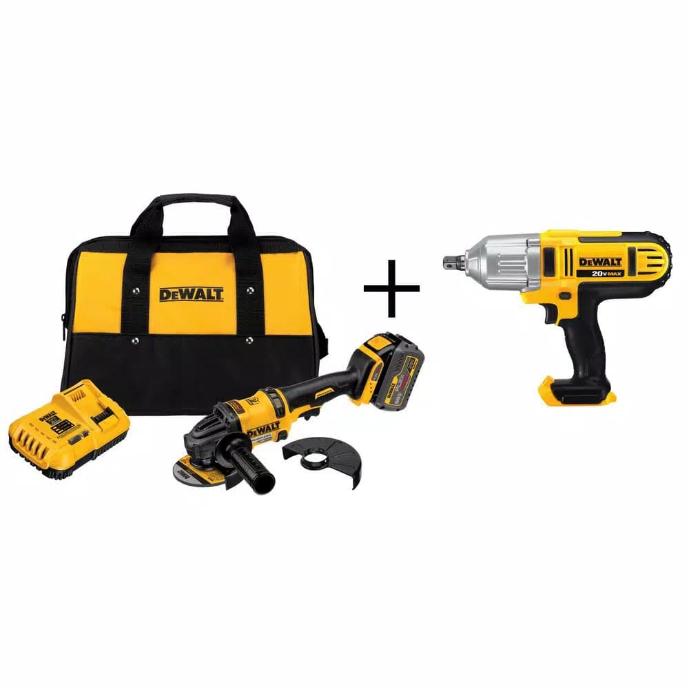 DEWALT FLEXVOLT 60V MAX Cordless Brushless Reciprocating Saw Kit with 6.0Ah Battery & Bonus 20V Impact Wrench
