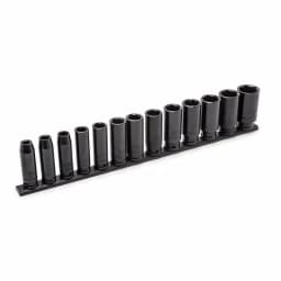 Husky 1/2 in. Drive SAE Deep Impact Socket Set, 13-Piece thumbnail 5