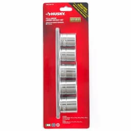 Husky 1/2 in. Drive Metric X-Large 12-Point Socket Set, 5-Piece thumbnail 5