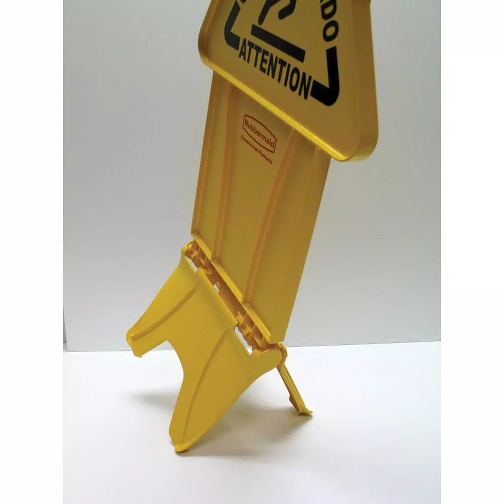 Rubbermaid Commercial Products 25 in. x 13 in. Wet Floor Caution Sign