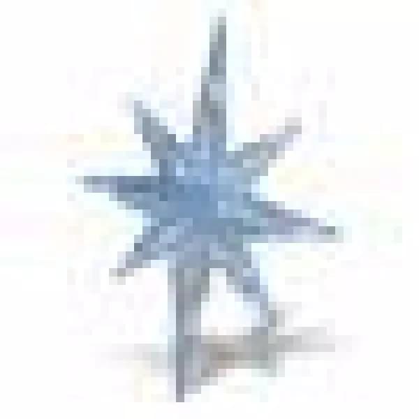 National Tree Company 42 in. Ice Crystal Bethlehem Star with 96 Warm White LED Lights