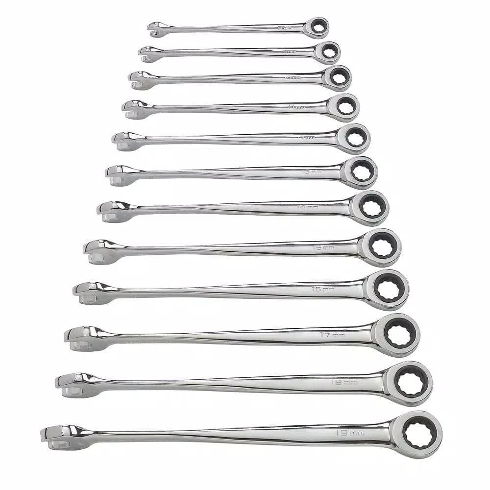 GearWrench Metric X-Beam Ratcheting Wrench Set, 12-Piece