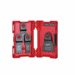 Milwaukee 6-Piece Oscillating Multi-Tool Blade Kit with Universal Shank thumbnail 1
