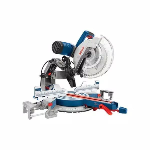 Bosch 12 in. 15 Amp Dual-Bevel Sliding Glide Miter Saw with 60 Tooth Blade