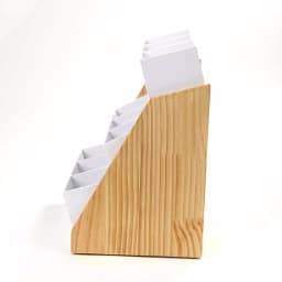 Mind Reader 9-Compartment White Condiment Organizer with Natural Wood Bamboo Base thumbnail 5